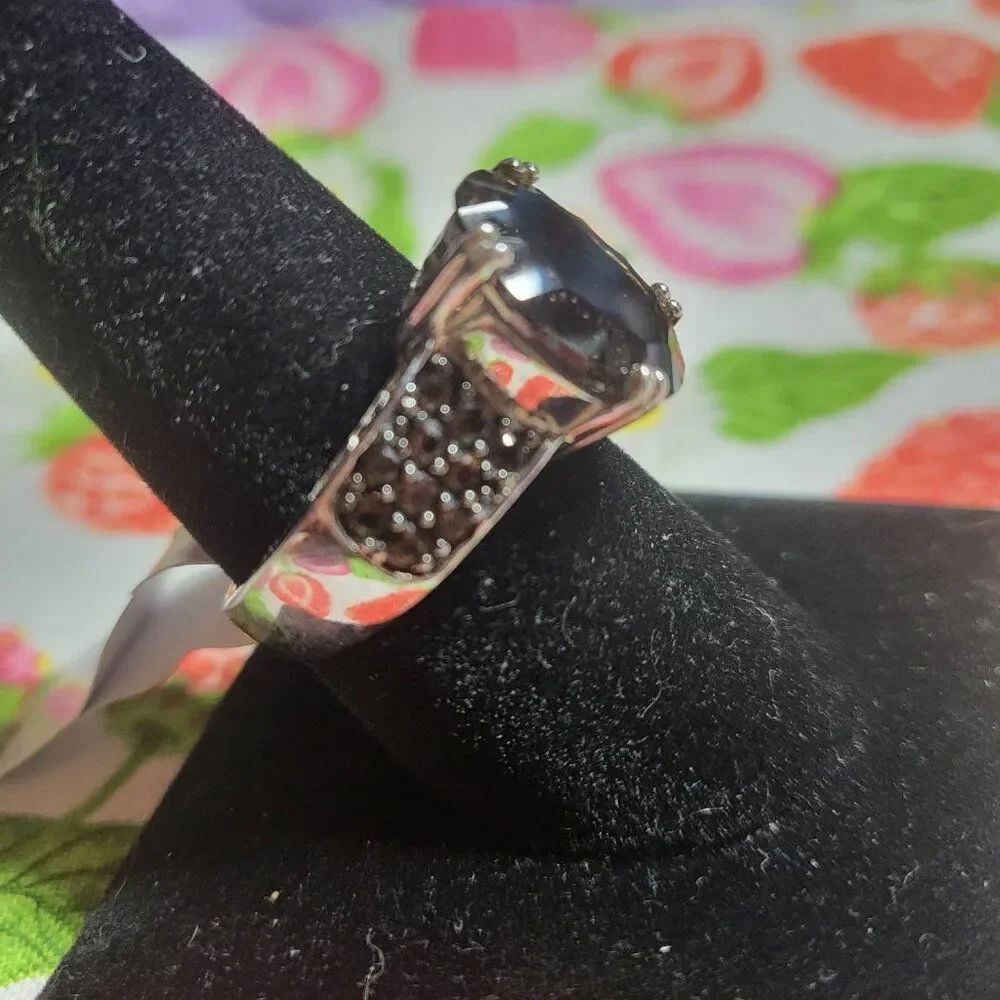 Brazilian Smoky Quartz Sterling Silver Ring